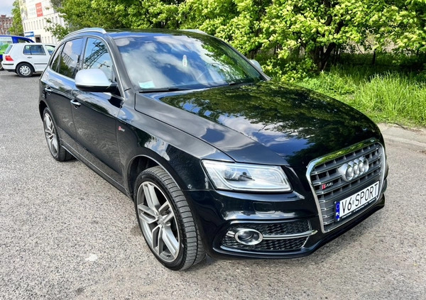 Audi SQ5 cena 124999 przebieg: 130000, rok produkcji 2016 z Warszawa małe 631